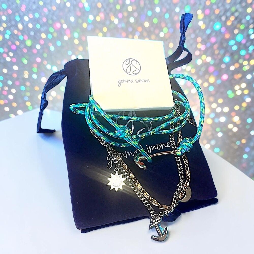 Gemma Simone Voyage Bracelet Set Wrap Bracelet & Anklet NWT MSRP $48
